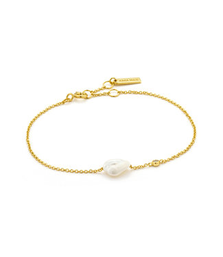 Ania Haie Armband Gold pearl