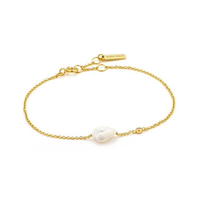 Ania Haie Armband Gold pearl