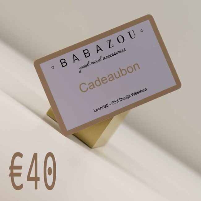 Cadeaubon €40