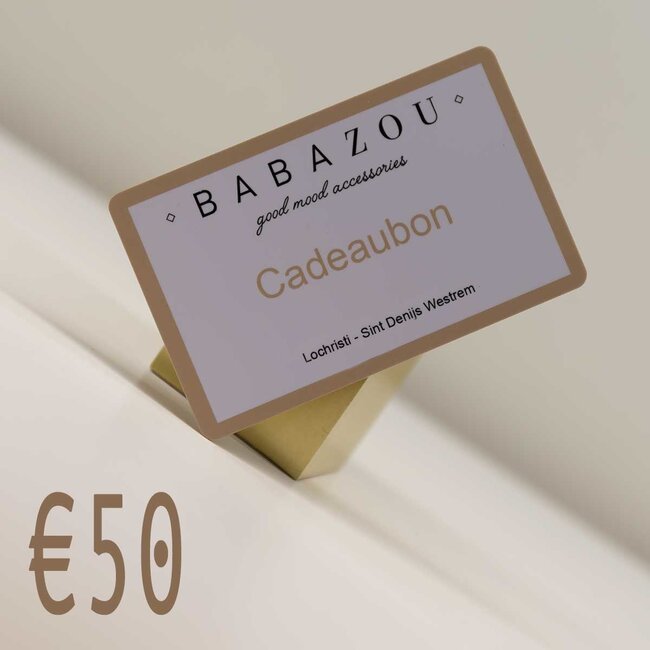 Cadeaubon €50