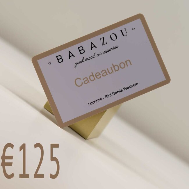 Cadeaubon €125