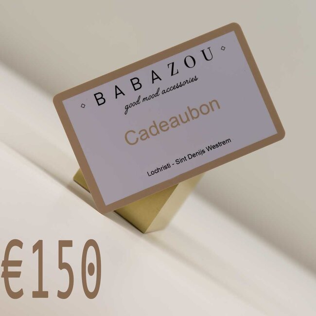 Cadeaubon €150
