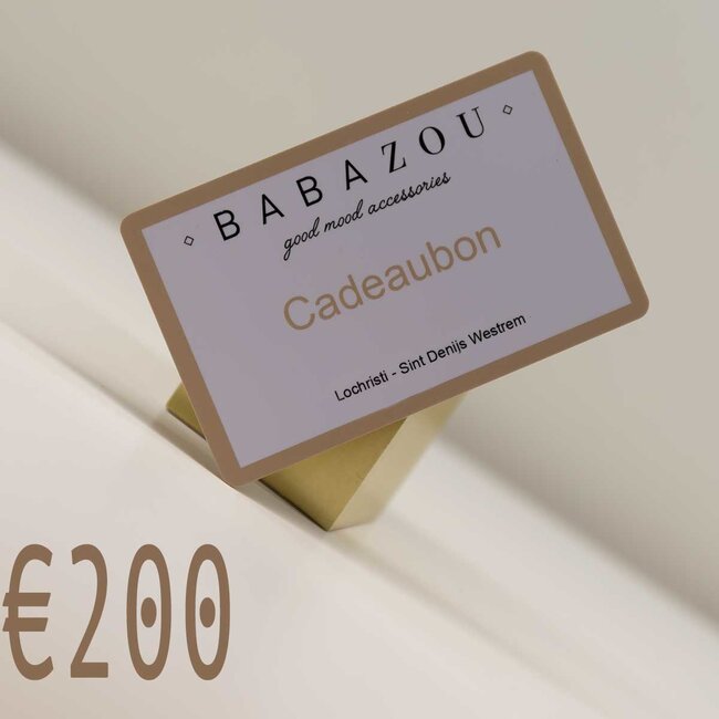 Cadeaubon €200