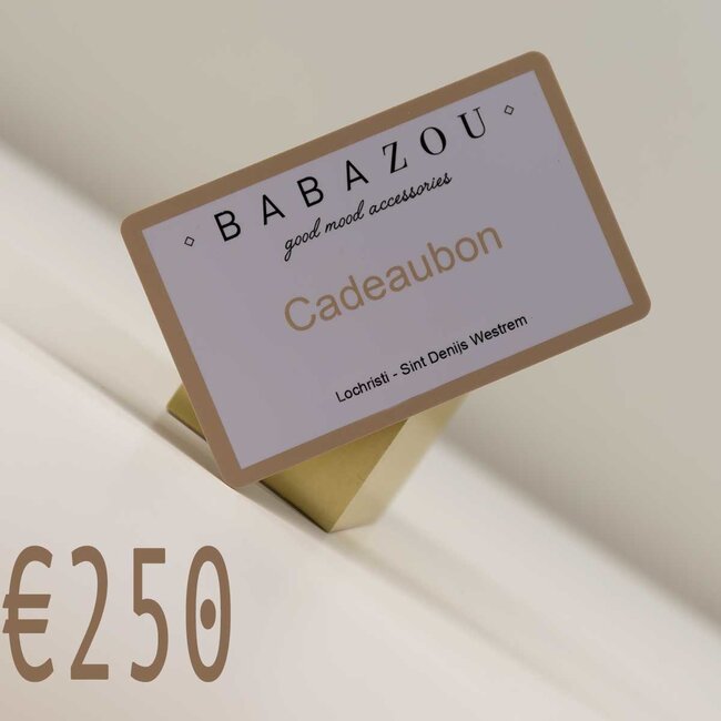Cadeaubon €250