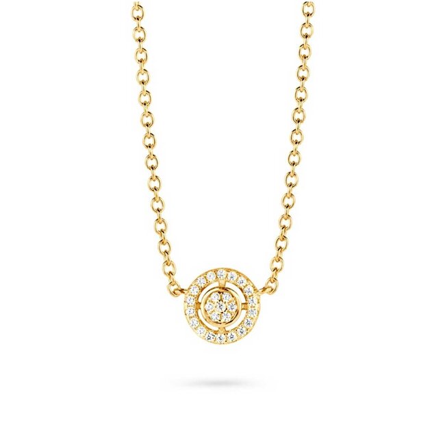 Silver Rose Halsketting Lynn Goud