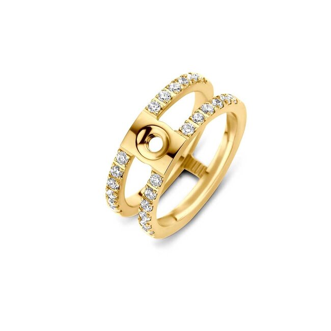 MelanO Twisted trista cz ring