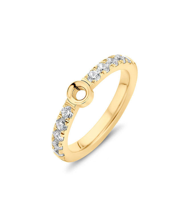 MelanO Twisted Petite Crystal ring