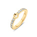 MelanO Twisted Petite Crystal ring
