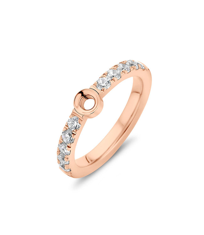 MelanO Twisted Petite Crystal ring