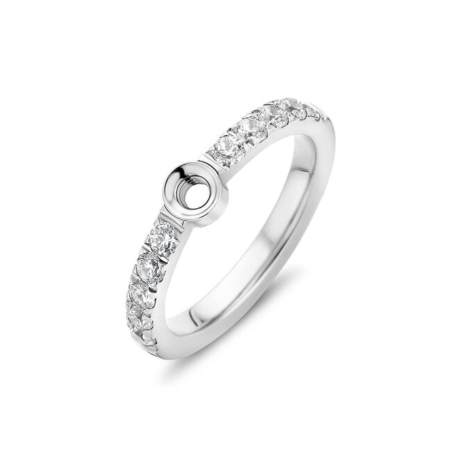 MelanO Twisted Petite Crystal ring