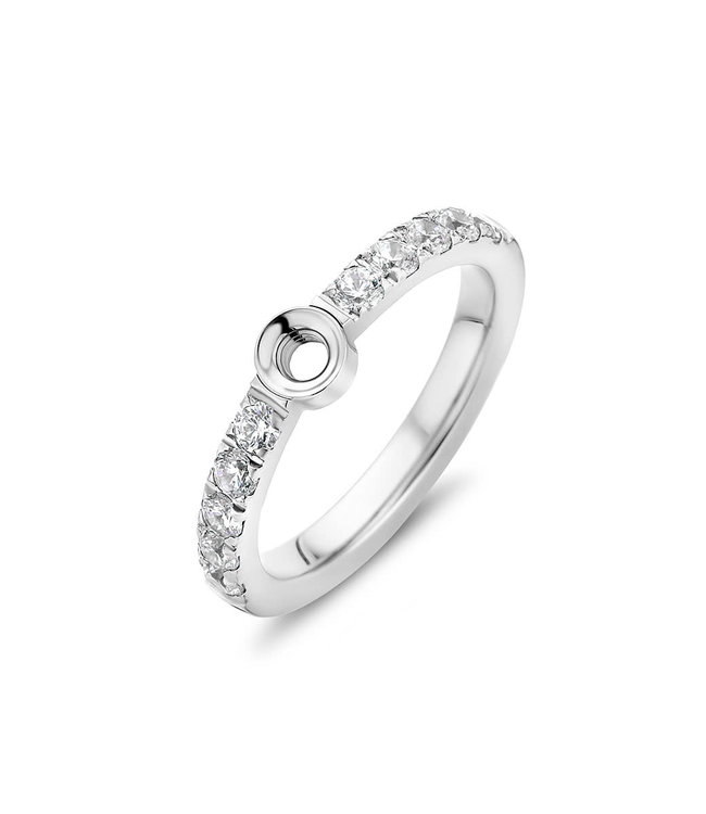 MelanO Twisted Petite Crystal ring