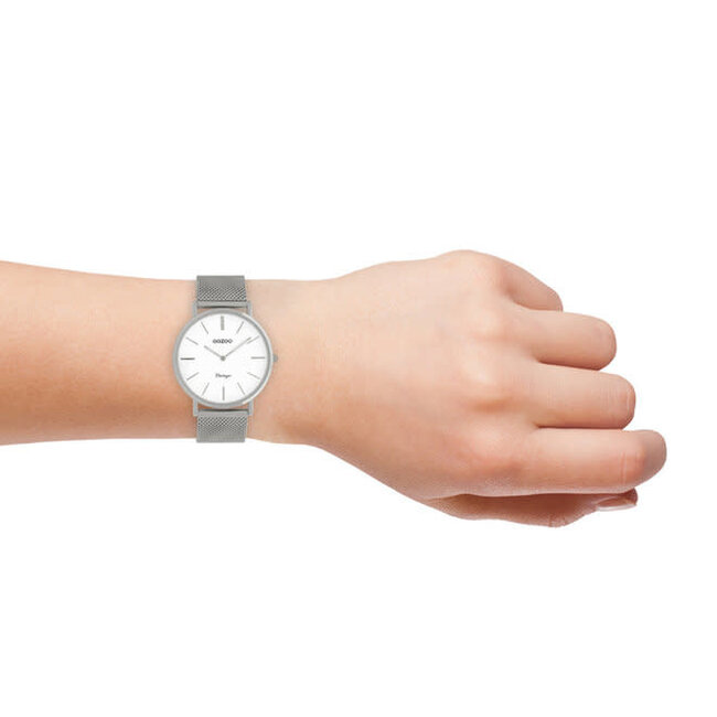 Oozoo Uurwerk Ingeborg Silver 36mm