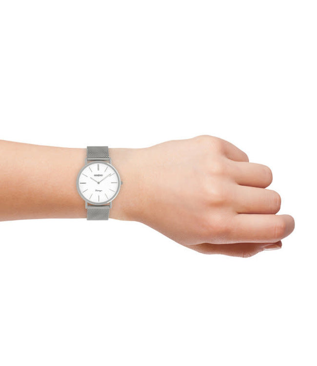 Oozoo Uurwerk Ingeborg Silver 36mm
