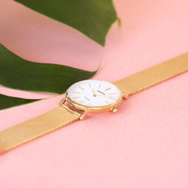 Oozoo Uurwerk Lieselot Gold 32mm