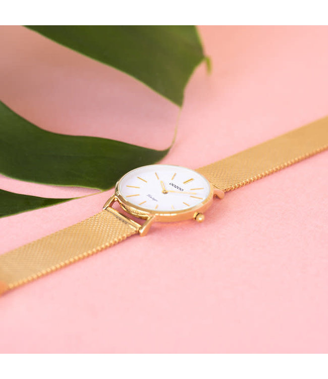 Oozoo Uurwerk Lieselot Gold 32mm