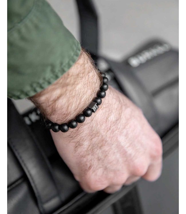 Gemini Armband Deep Black Mat M