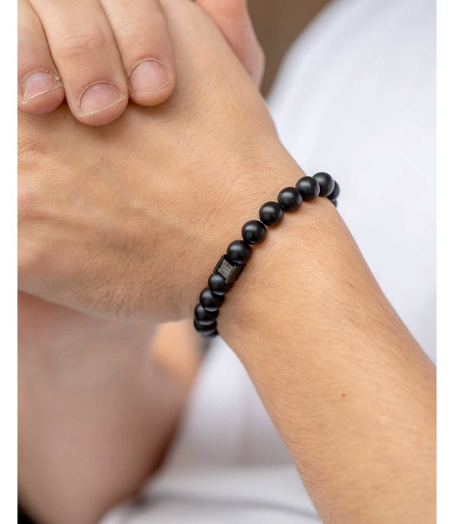 Gemini Armband Deep Black Mat M