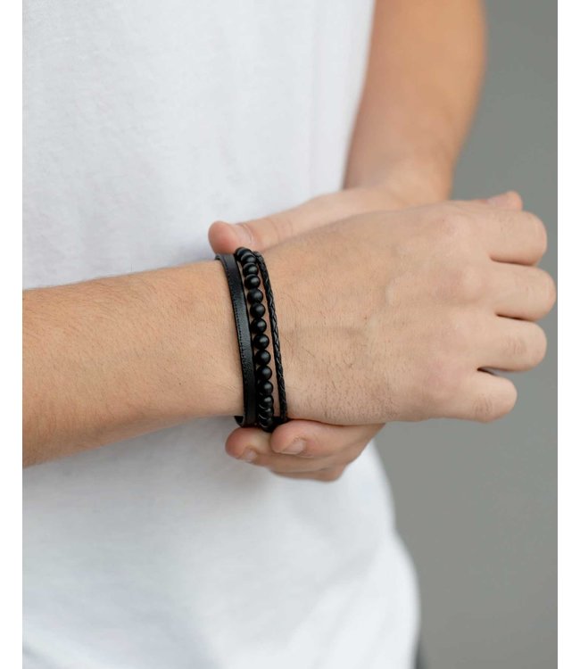 Gemini Armband  Olympus Triple Black M - L