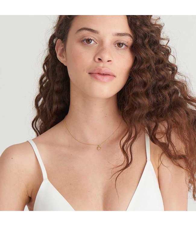 Ania Haie Halsketting Gold Knot Pendant