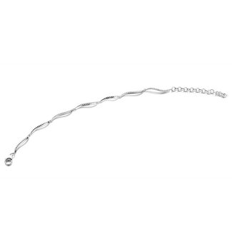 Silver Rose Armband Claire