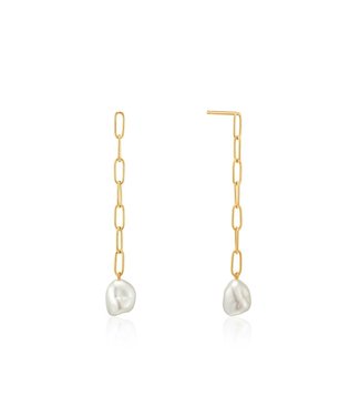 Ania Haie Oorring Pearl Chunky Drop