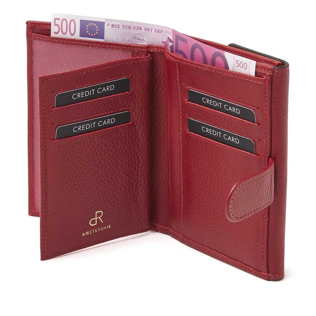 DR Amsterdam Portemonnee Elise Tango Red