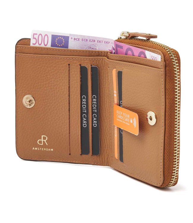 DR Amsterdam Portemonnee Nina Camel