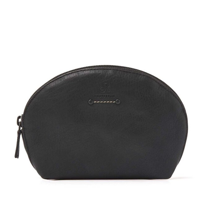 DR Amsterdam Make-up tasje Fleur zwart