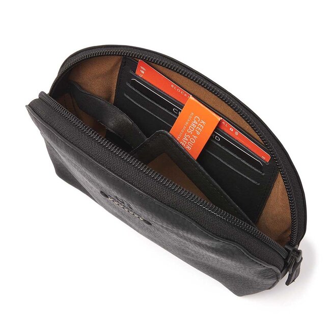 DR Amsterdam Make-up tasje Fleur zwart