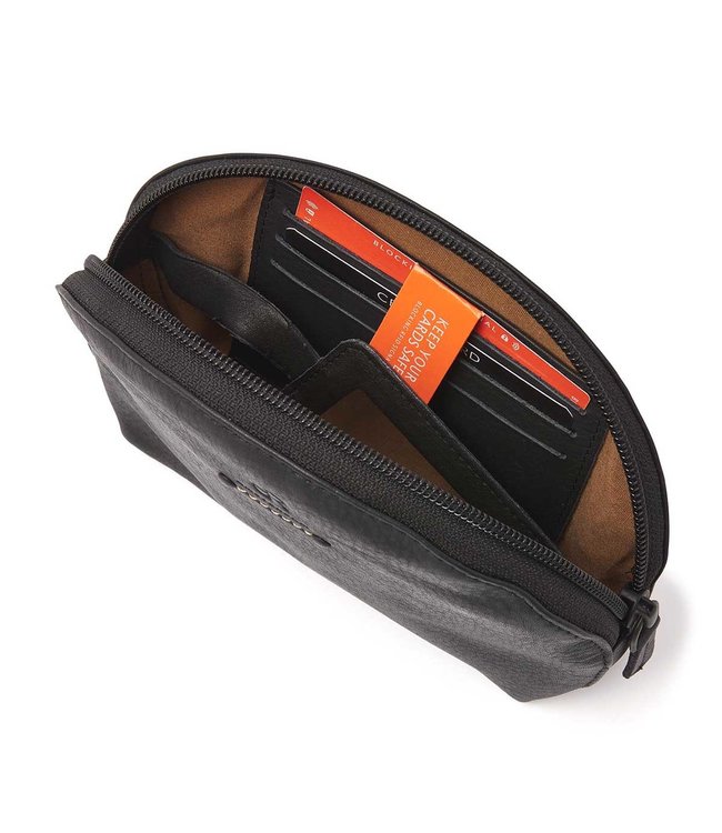 DR Amsterdam Make-up tasje Fleur zwart