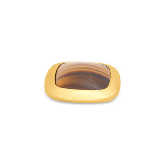 MelanO KO Gem square L Tiger eye