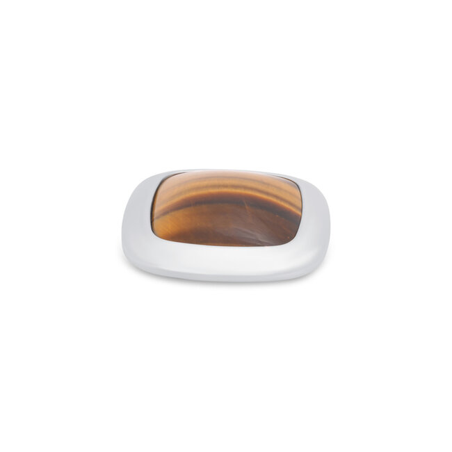 MelanO KO Gem square L Tiger eye