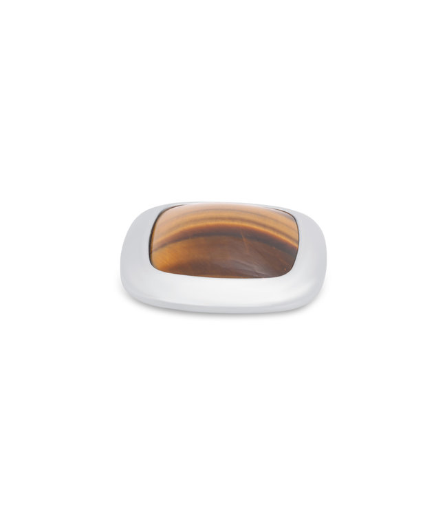 MelanO KO Gem square L Tiger eye