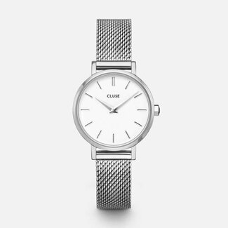 Cluse Uurwerk Boho chic petit mesh Silver