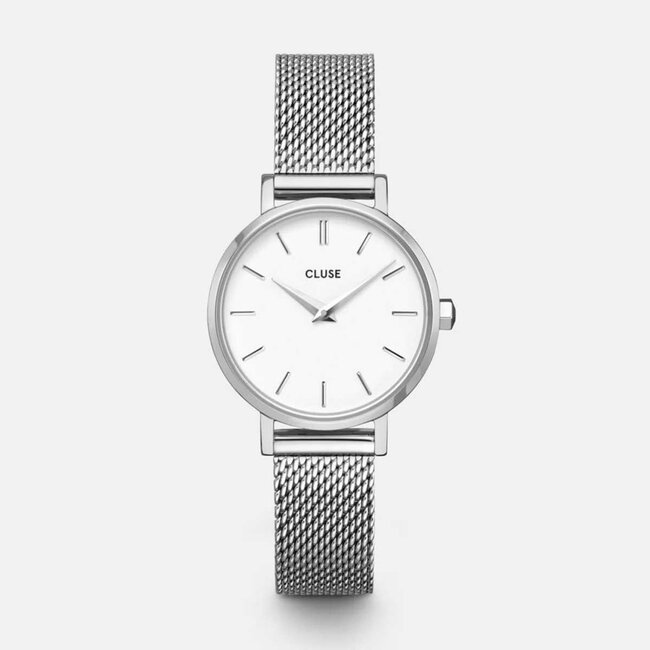 Cluse Uurwerk Boho chic petit mesh Silver