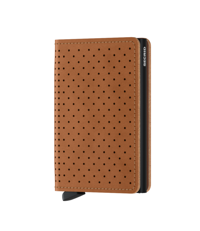 Secrid Slimwallet Perforated Cognac