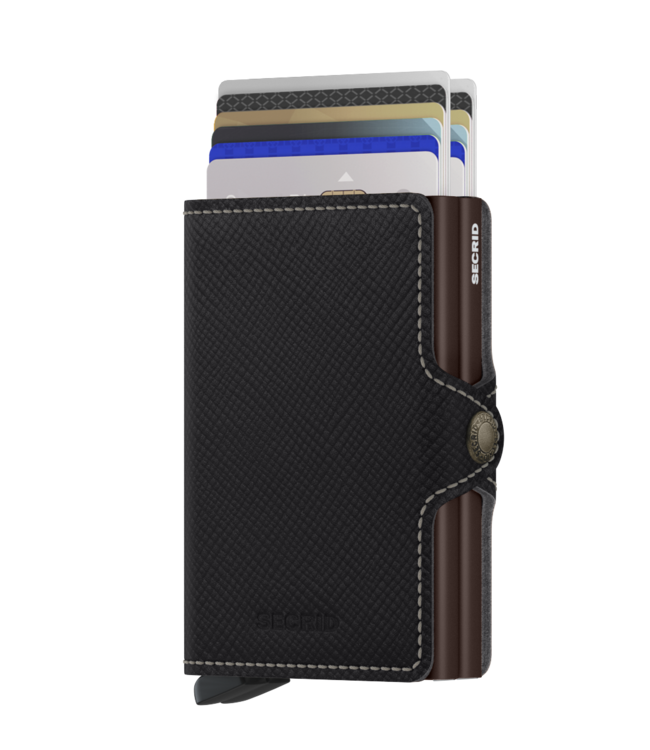 Secrid Twinwallet Saffiano Brown