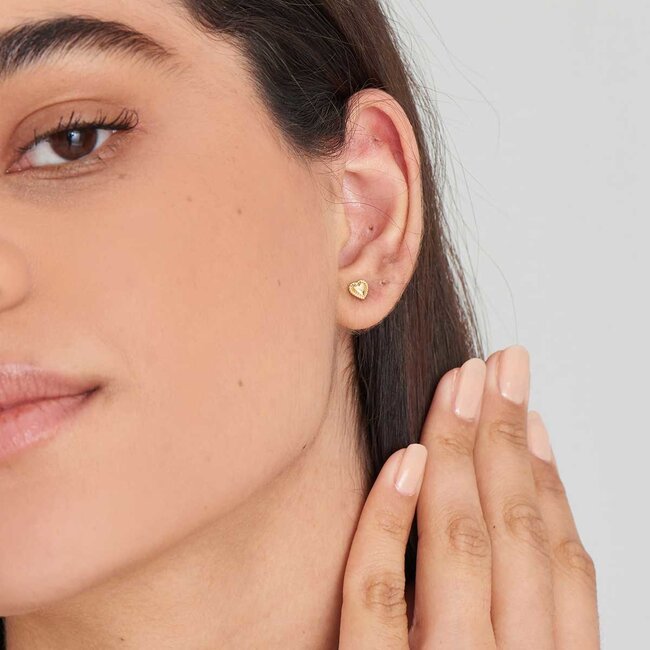 Ania Haie Oorring Rope heart