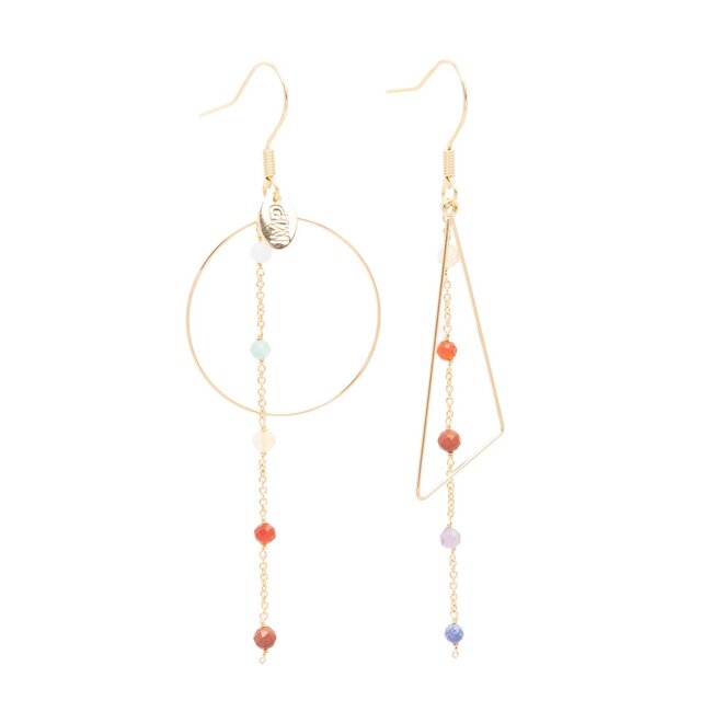 Murielle Perrotti Oorring Cloe Gold/Multi