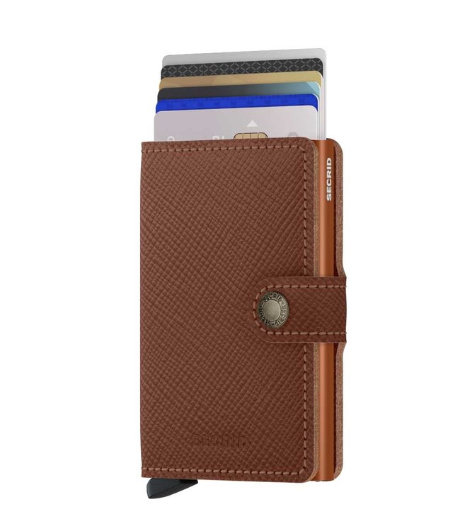 Secrid Miniwallet Saffiano Caramel