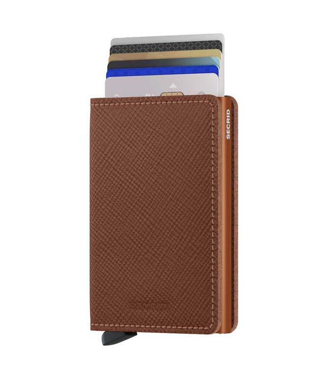 Secrid Slimwallet Saffiano Caramel