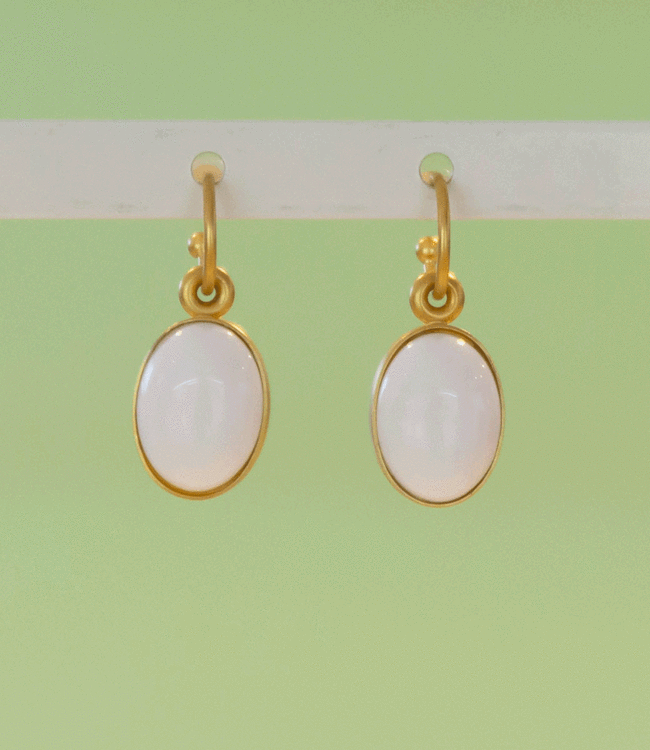Atelier Louiza Oorring Camille 2faces Fluo yellow & white