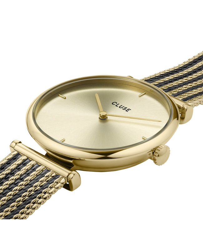 Cluse Cluse - Uurwerk Triomphe mesh Gold/Black