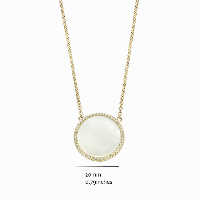 Silver Rose Halsketting Delores