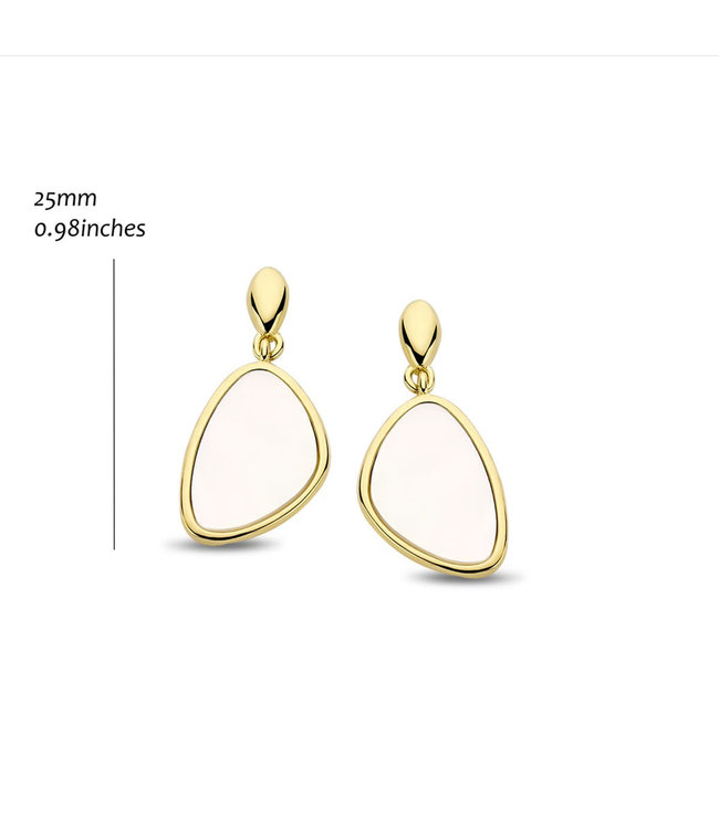 Silver Rose Oorring Denne