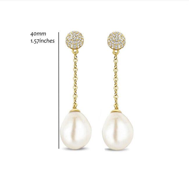 Silver Rose Oorring Billie