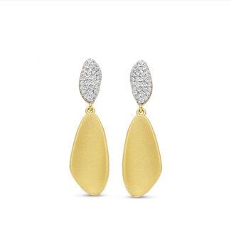 Silver Rose Oorring Alicia