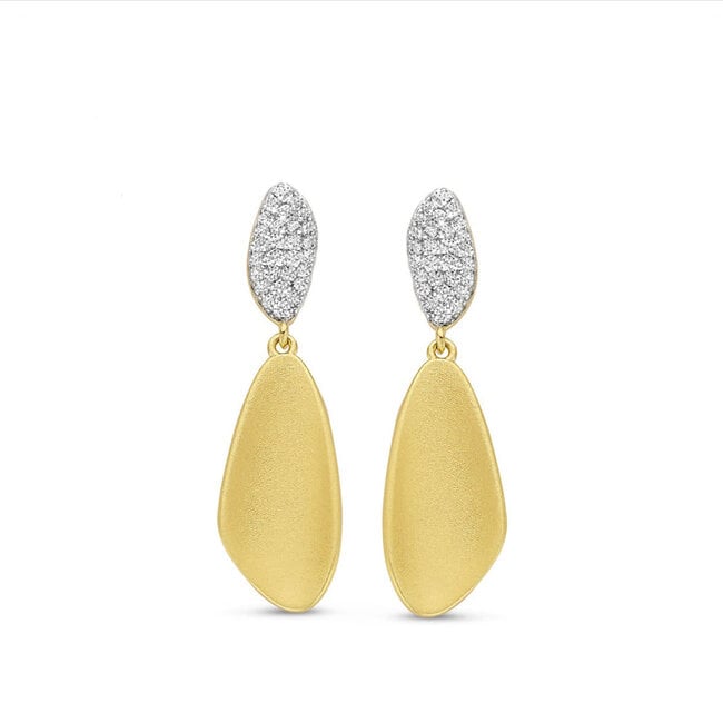 Silver Rose Oorring Alicia