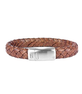 Steel & Barnett Leather Bracelet Cornall Caramel M