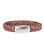 Steel & Barnett Leather Bracelet Cornall Caramel M